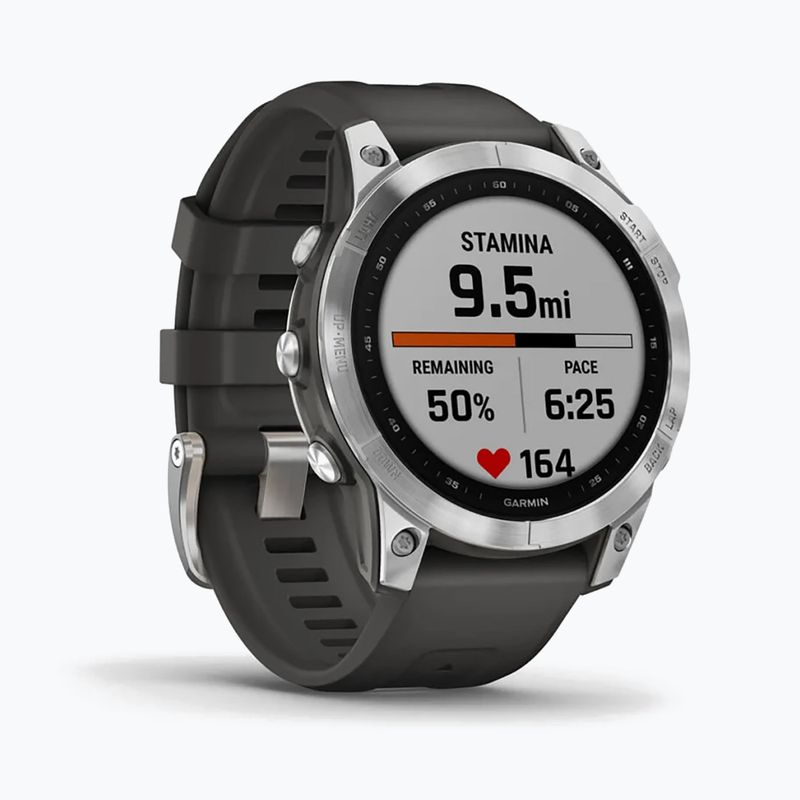 Garmin Fenix 7 Hrm Elevate Ox orologio argento 010-02540-01 3