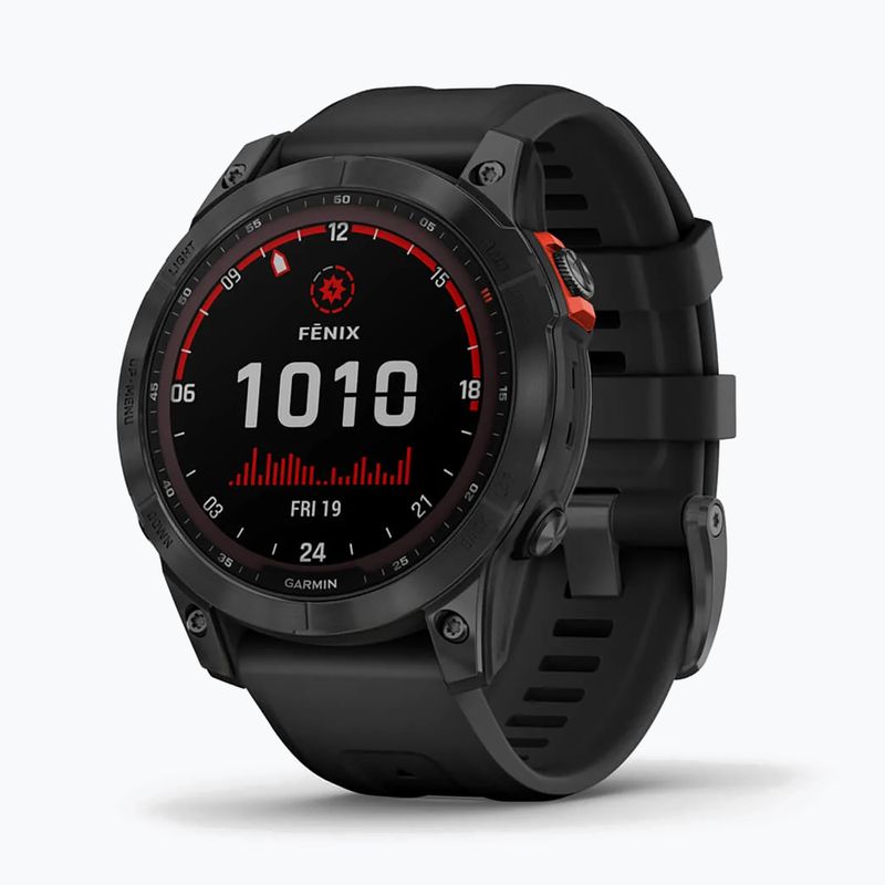 Garmin Fenix 7 Solar Hrm Elevate Ox orologio nero 010-02540-11