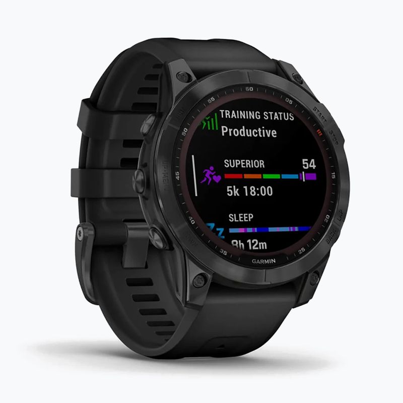 Garmin Fenix 7 Solar Hrm Elevate Ox orologio nero 010-02540-11 3