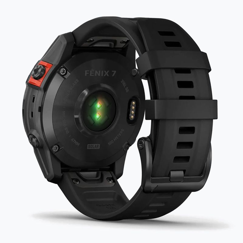 Garmin Fenix 7 Solar Hrm Elevate Ox orologio nero 010-02540-11 6