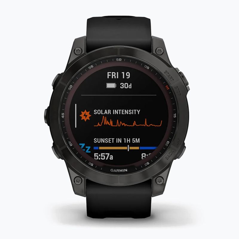Garmin Fenix 7 Sapphire Solar Hrm Elevate Ox orologio nero 010-02540-21 2