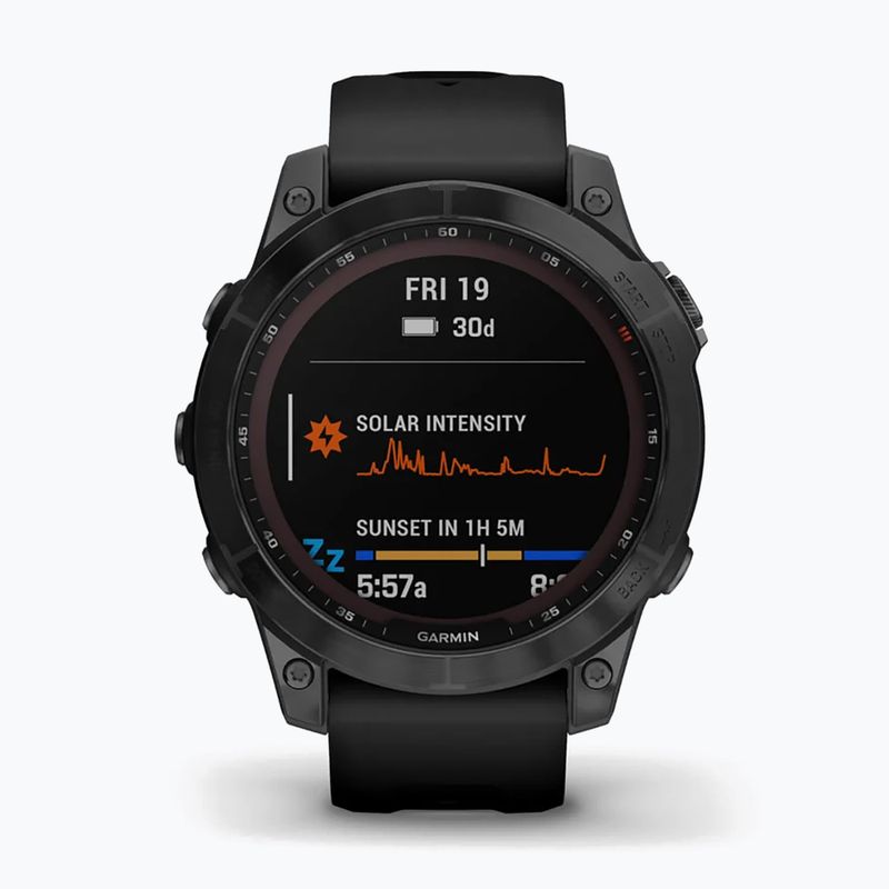 Garmin Fenix 7 Sapphire Solar Hrm Elevate Ox orologio nero 010-02540-35 2
