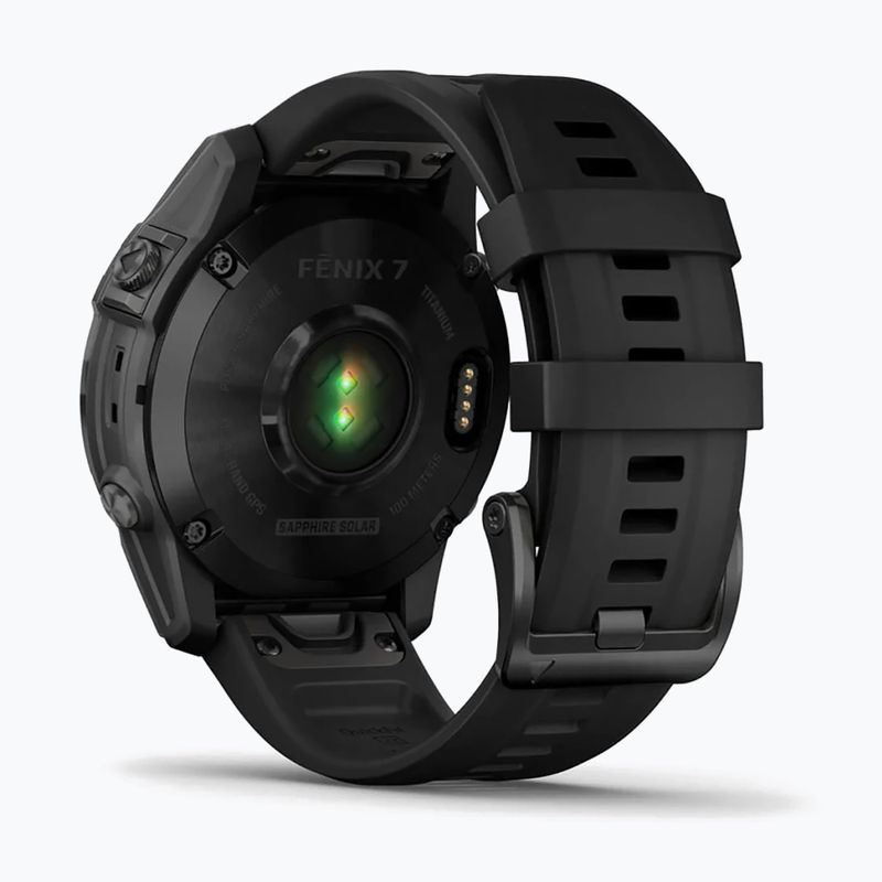 Garmin Fenix 7 Sapphire Solar Hrm Elevate Ox orologio nero 010-02540-35 6
