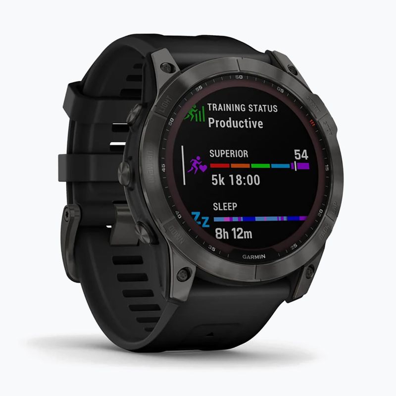 Garmin Fenix 7X Sapphire Solar Hrm Elevate Ox orologio nero 010-02541-11 3