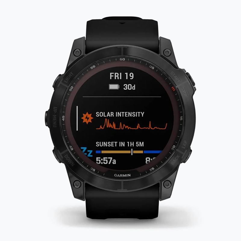 Garmin Fenix 7X Sapphire Solar Hrm Elevate Ox orologio nero 010-02541-23 2