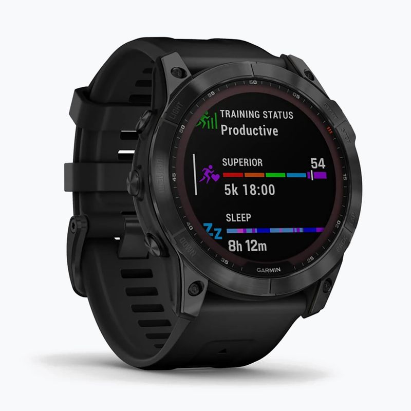 Garmin Fenix 7X Sapphire Solar Hrm Elevate Ox orologio nero 010-02541-23 3