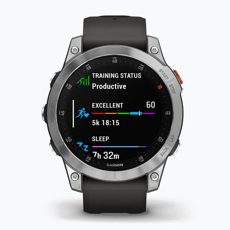 Garmin Epix 2 Hrm Elevate Ox orologio argento 010-02582-01 2