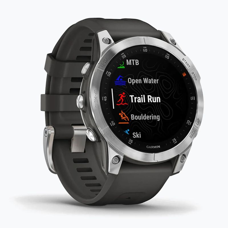 Garmin Epix 2 Hrm Elevate Ox orologio argento 010-02582-01 3