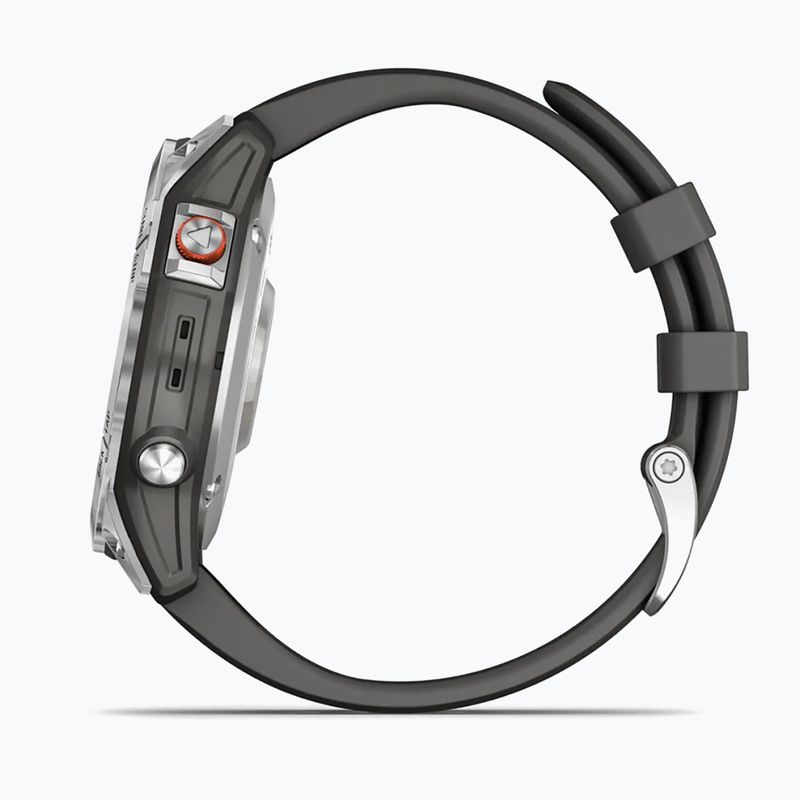 Garmin Epix 2 Hrm Elevate Ox orologio argento 010-02582-01 5