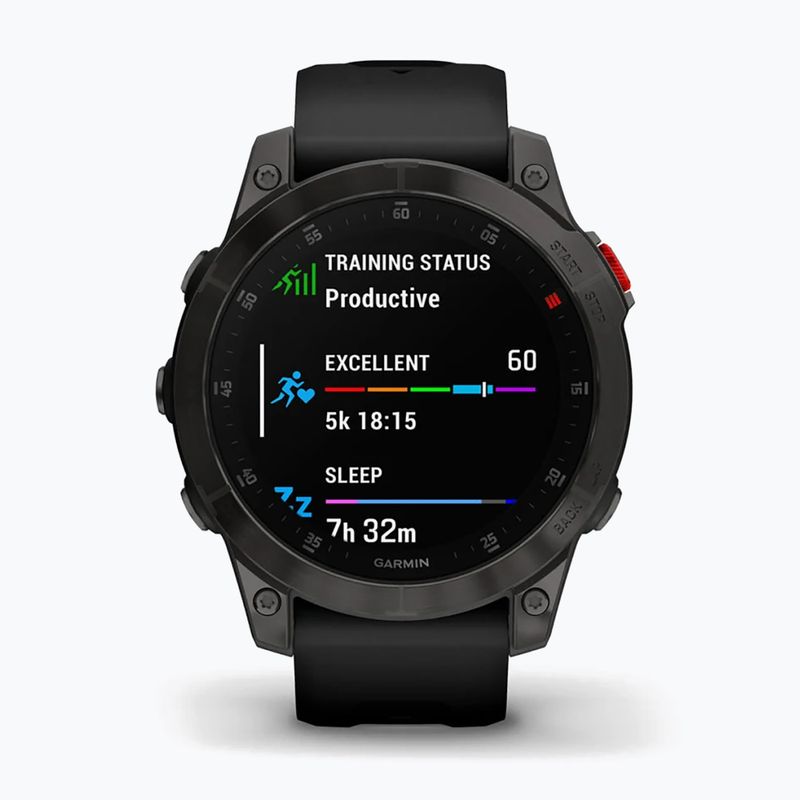 Garmin Epix 2 Sapphire HRM Elevate Ox orologio nero 010-02582-11 2