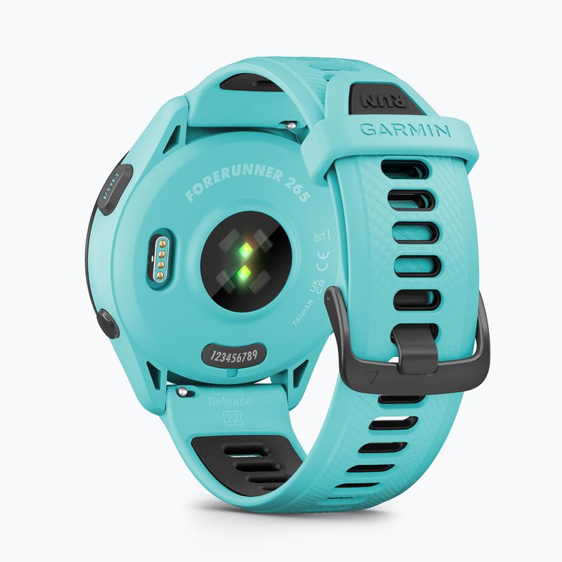 Orologio Garmin Forerunner 265 turquoise/black 4