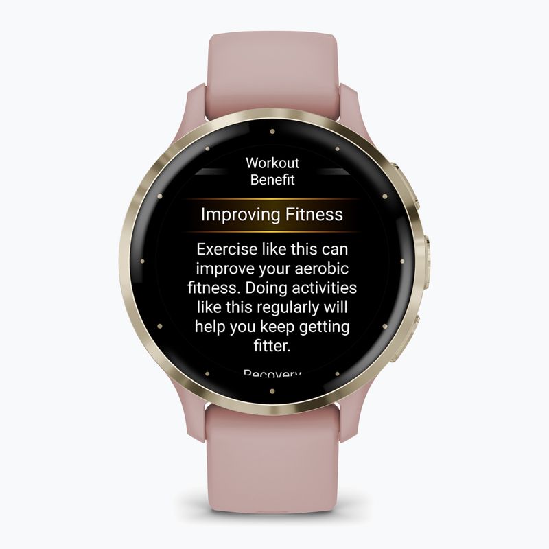 Orologio Garmin Venu 3S soft gold/dust rose 2