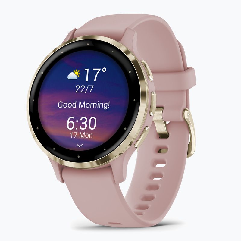 Orologio Garmin Venu 3S soft gold/dust rose 3