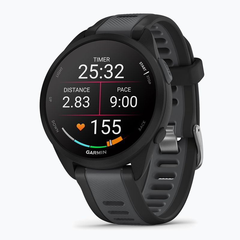 Orologio Garmin Forerunner 165 black/slate gray 2