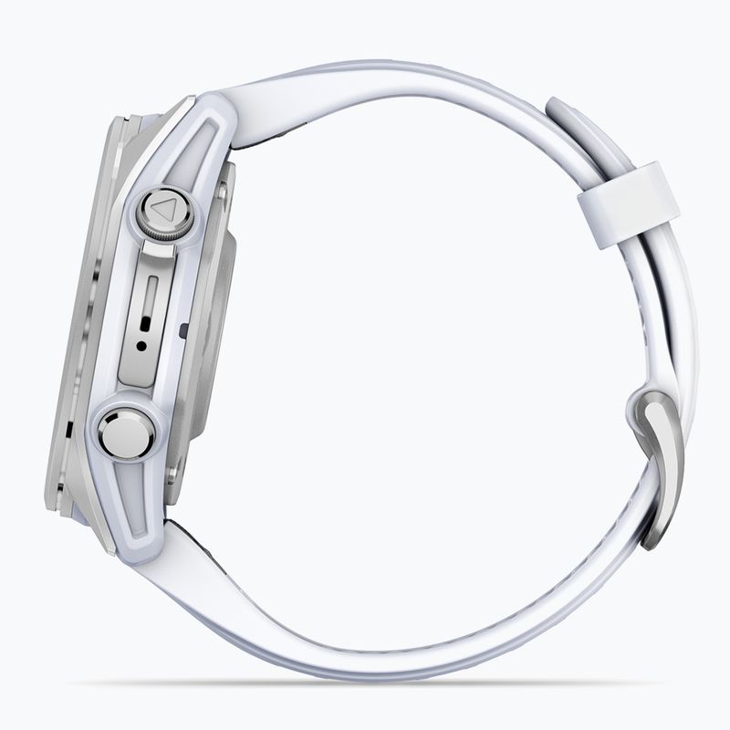 Orologio Garmin Fenix 8 43 mm Amoled silver/white stone 5