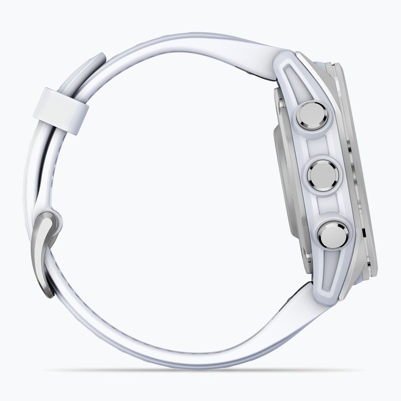 Orologio Garmin Fenix 8 43 mm Amoled silver/white stone 6