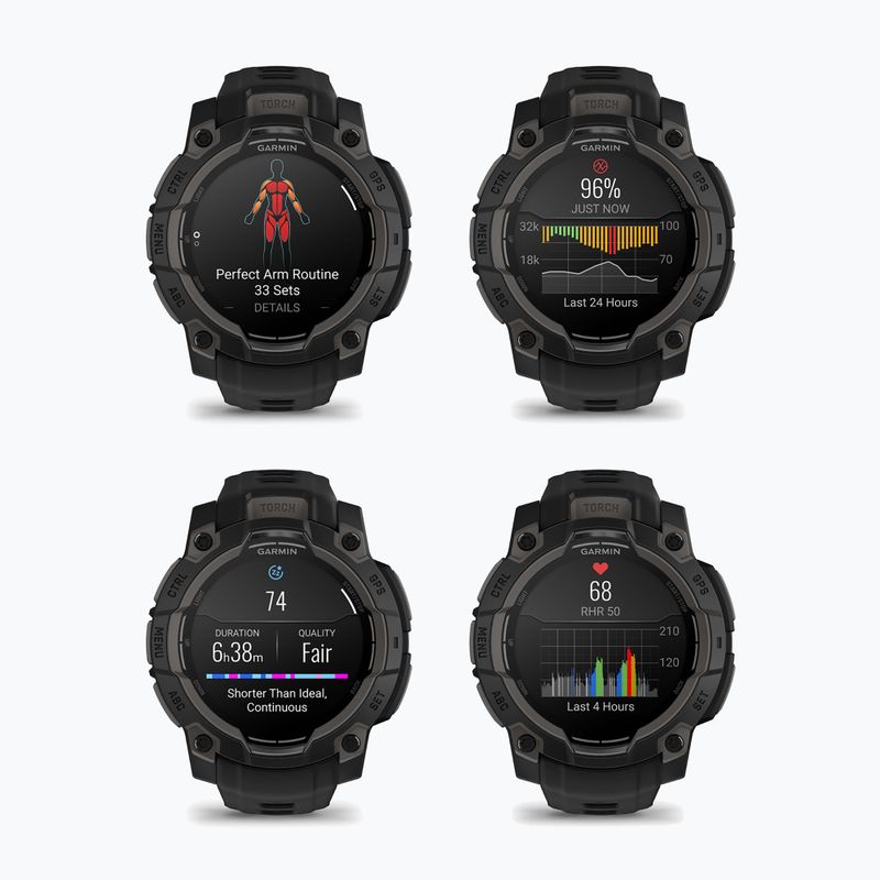 Orologio Garmin Instinct 3 45 mm AMOLED black/black 8