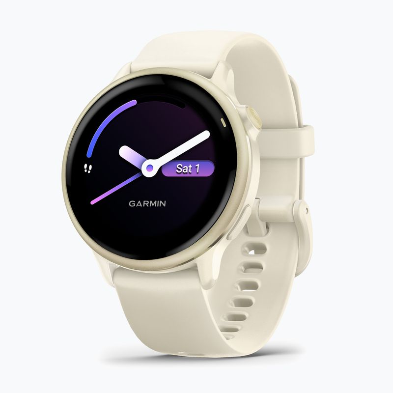 Orologio Garmin Vivoactive 6 lunar gold/bone 3