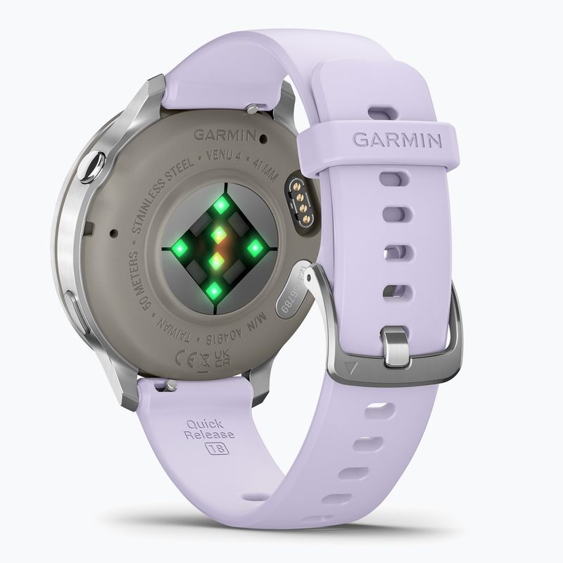 Orologio Garmin Venu 4 41 mm silver/perwinkle 2
