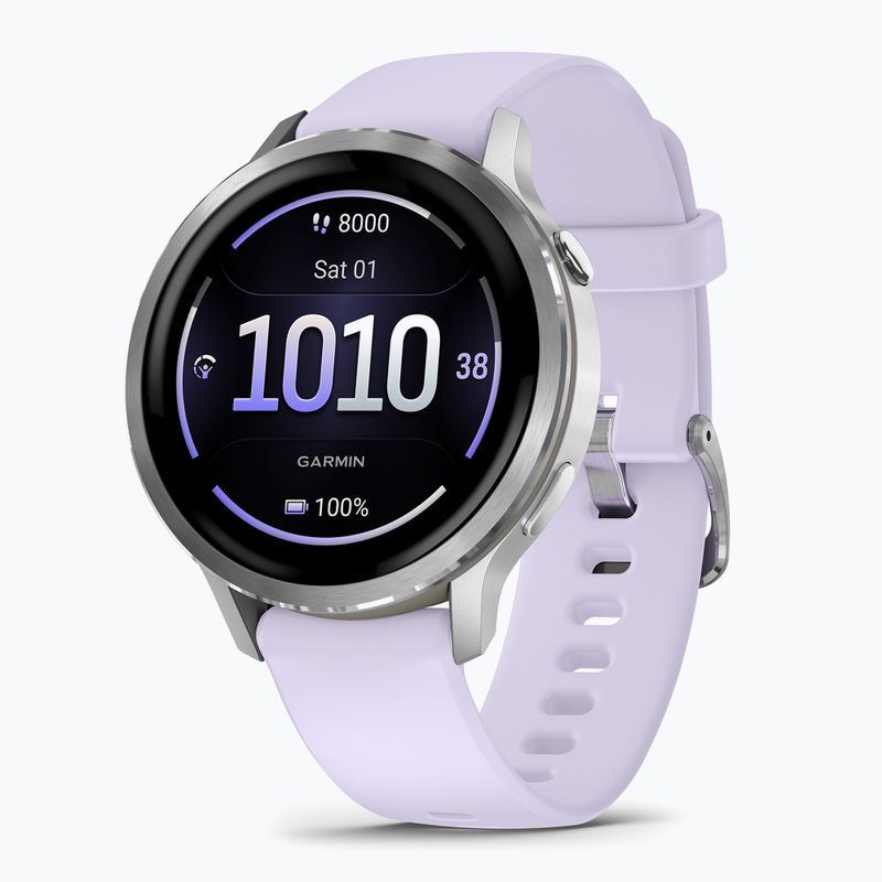 Orologio Garmin Venu 4 41 mm silver/perwinkle 3