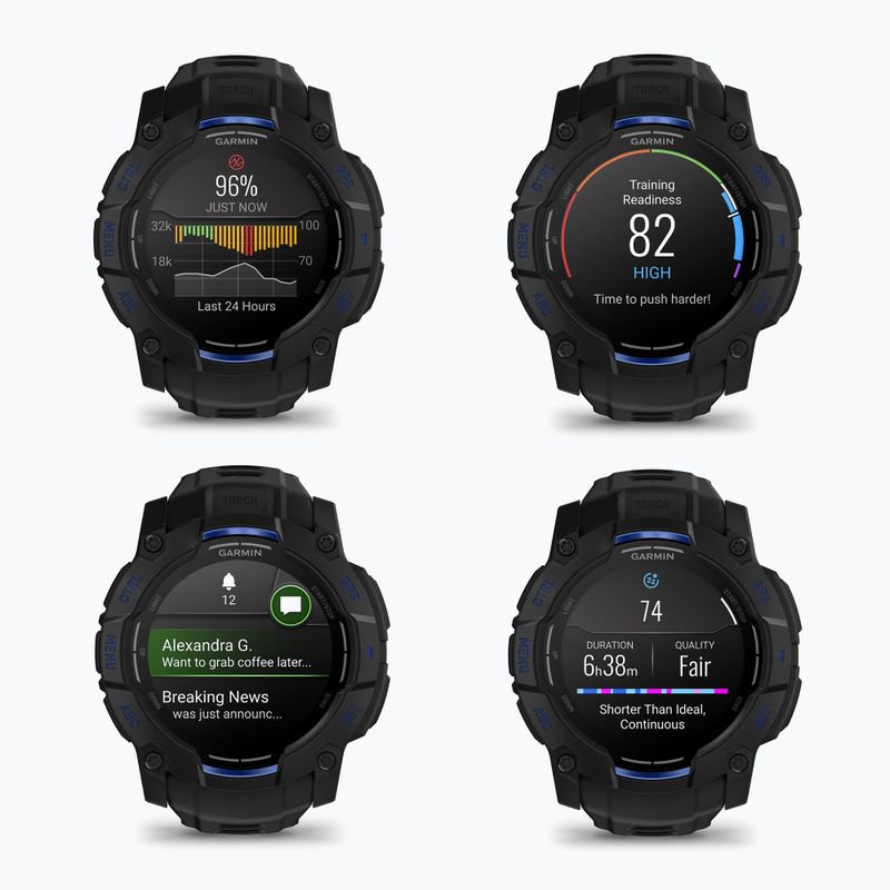 Orologio Garmin Instinct 3 50 mm Amoled Tactical black/black 8
