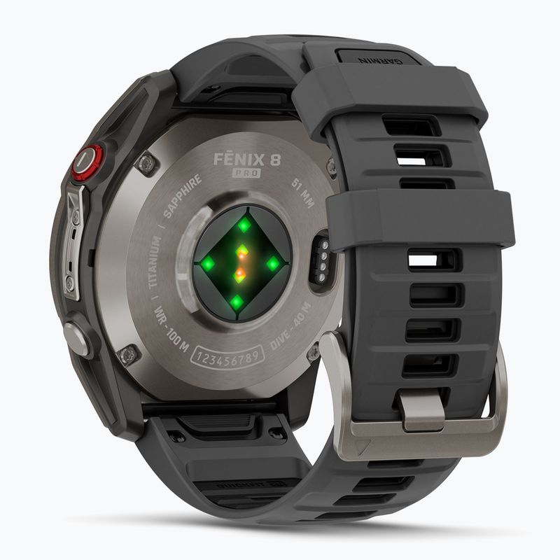 Orologio Garmin Fenix 8 Pro 51 mm Amoled sapphire/graphite/black 4