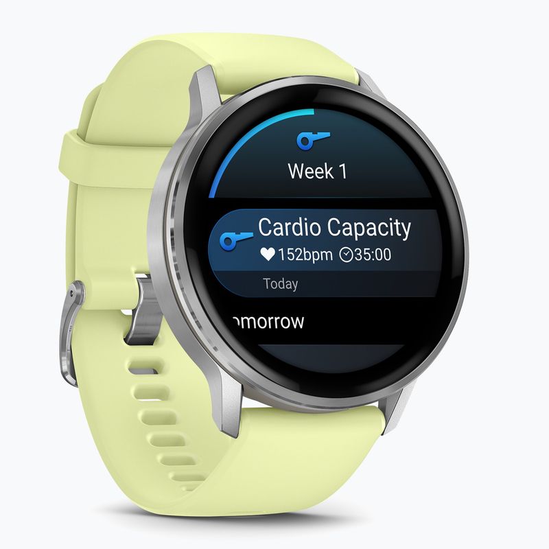 Orologio Garmin Venu 4 45 mm silver/citron 2