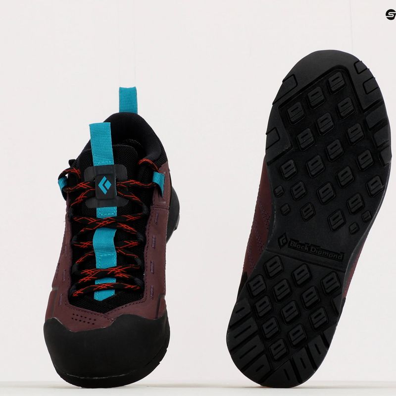 Stivali da avvicinamento Black Diamond Mission LT LW WP da donna mulberry/nero 10