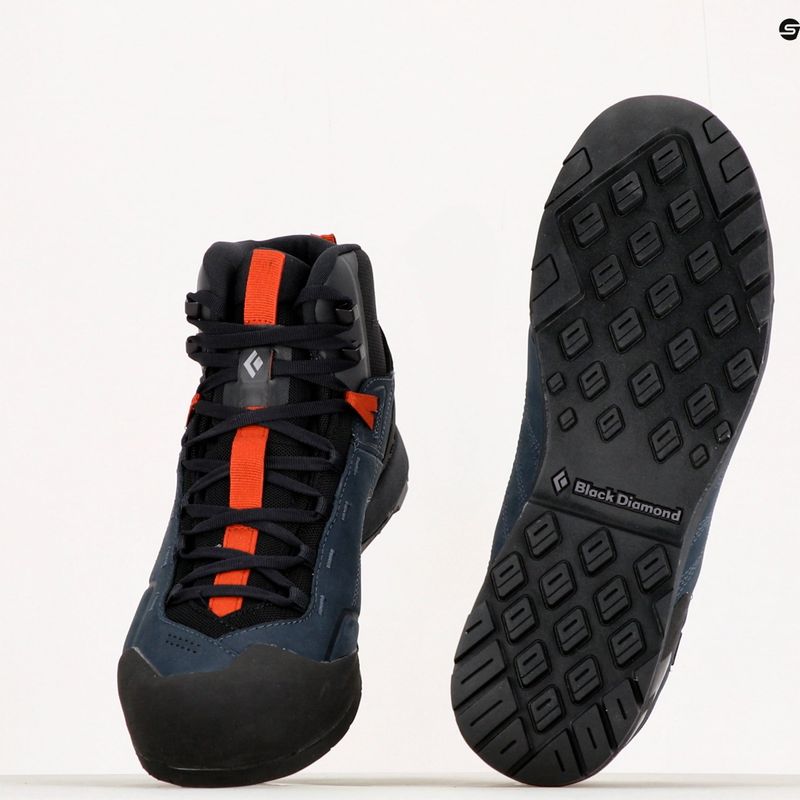 Black Diamond Mission LT Mid WP Approach Boots Uomo 2022 eclipse/red rock 13