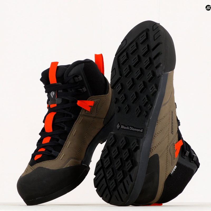 Stivali da avvicinamento Black Diamond Mission LT Mid WP da uomo 2022 noci/ottanio 13