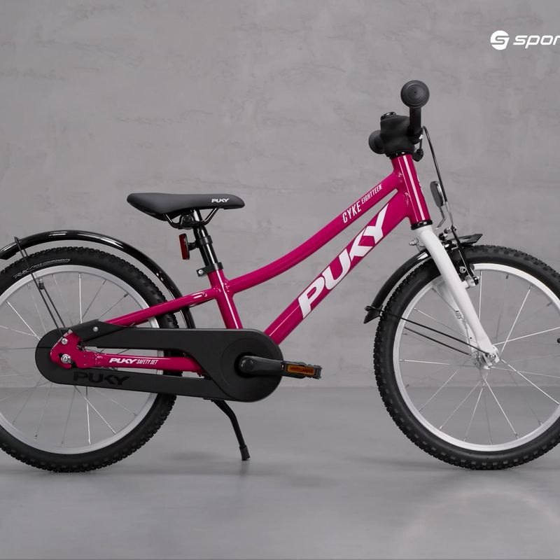 PUKY CYKE 18-1 Bicicletta da bambino in alluminio bianco/bianco 9