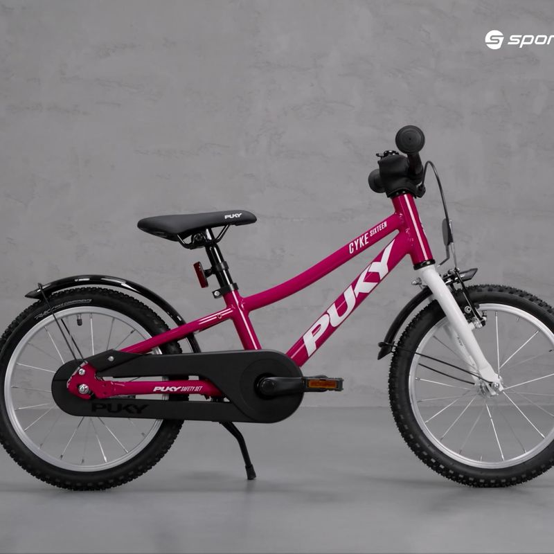 PUKY CYKE 16-1 Bicicletta da bambino in alluminio bianco/bianco 9