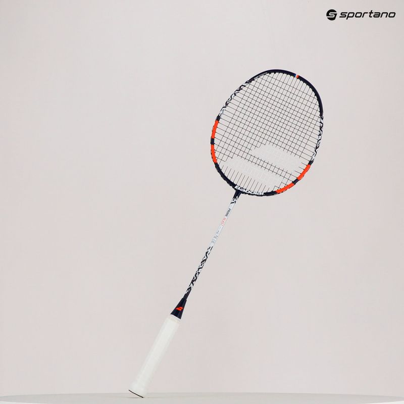 Racchetta da badminton Babolat Prime Blast Strung FC bianco/blu/rosso 7