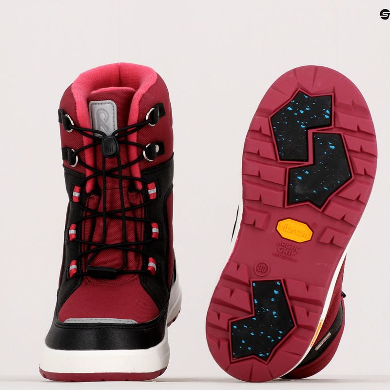 Stivali da neve per bambini Reima Laplander dark berry 12