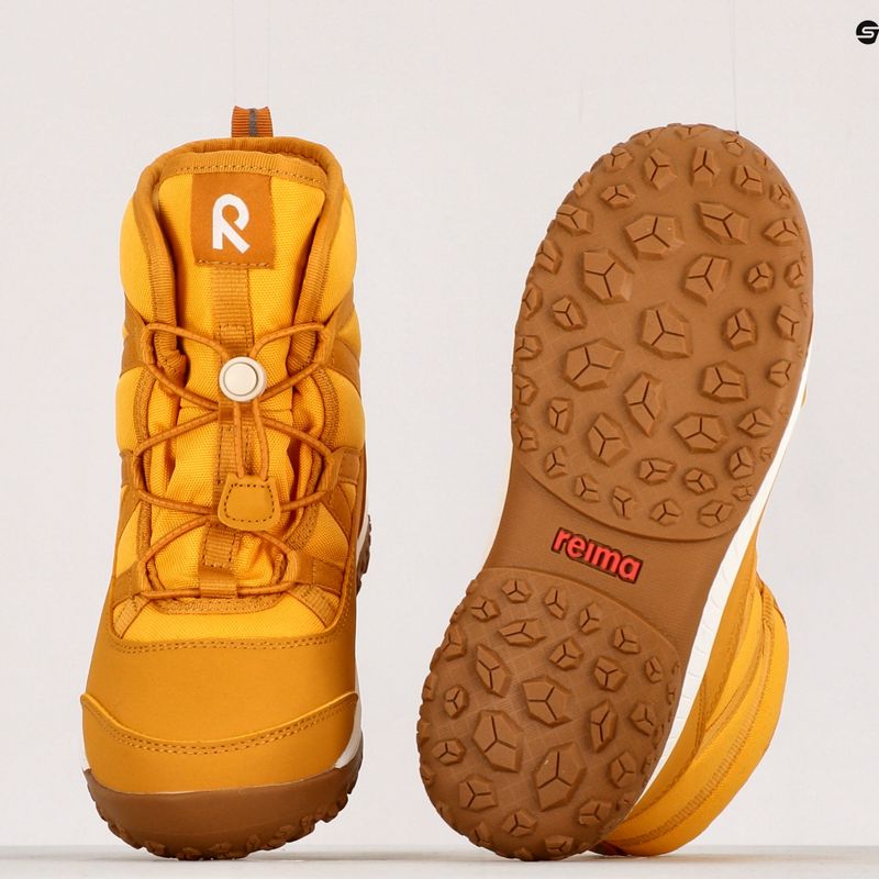 Stivali da neve Reima per bambini Myrsky giallo ocra 12