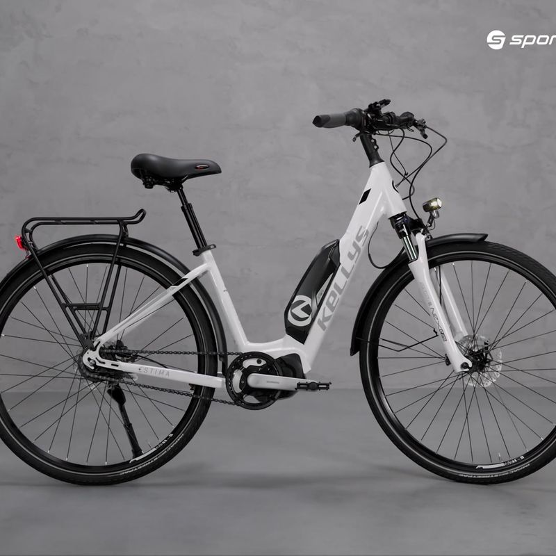 Kellys Estima 40 36V 14Ah 504Wh bicicletta elettrica bianca 18