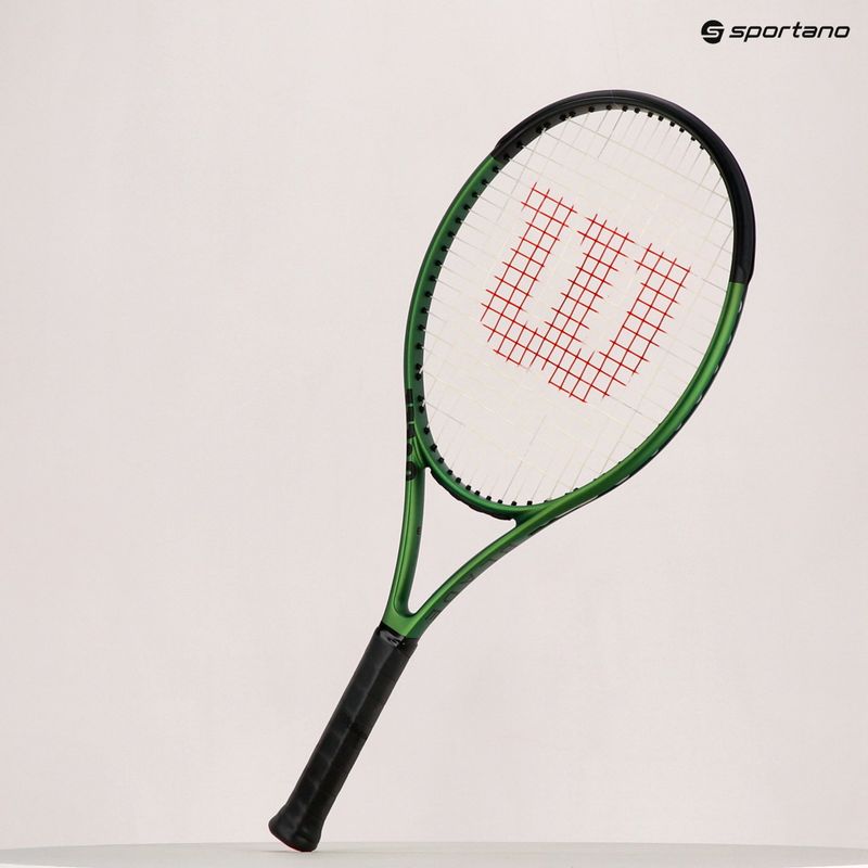 Racchetta da tennis Wilson Blade 26 V8.0 per bambini nero-verde WR079210U 11