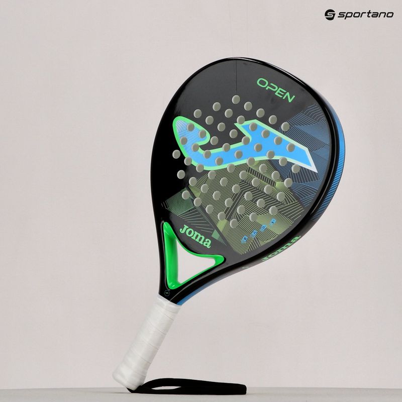 Racchetta Joma Open Paddle nero/turchese fluente 14