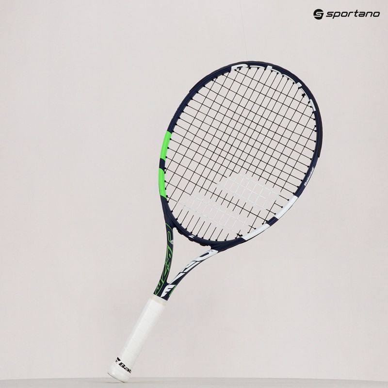 Racchetta da tennis Babolat Drive Jr 24 blu/verde/bianco per bambini 8