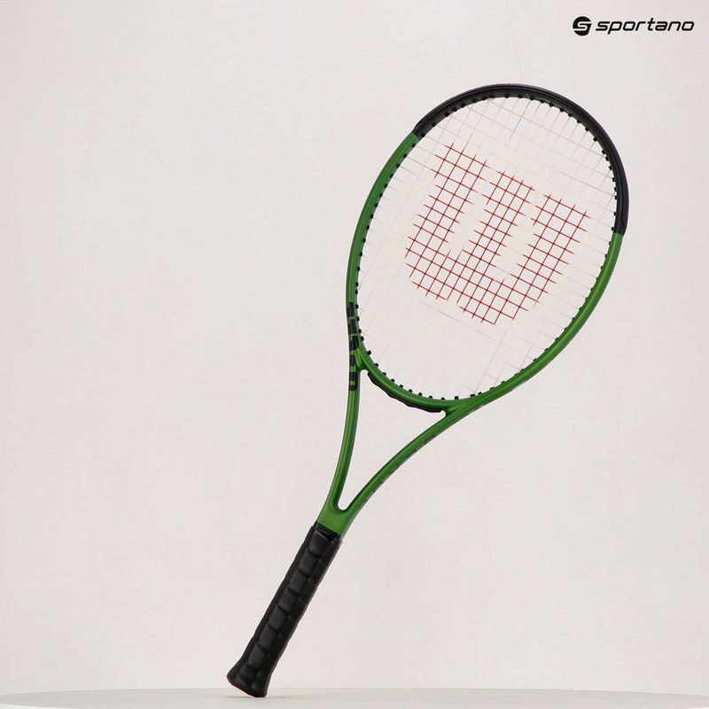 Racchetta da tennis Wilson Blade 101L V8.0 verde WR079710U 8