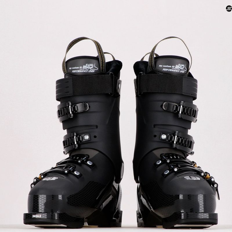 Scarponi da sci da donna Salomon S/Pro HV 90 GW nero/belluga/oro 10