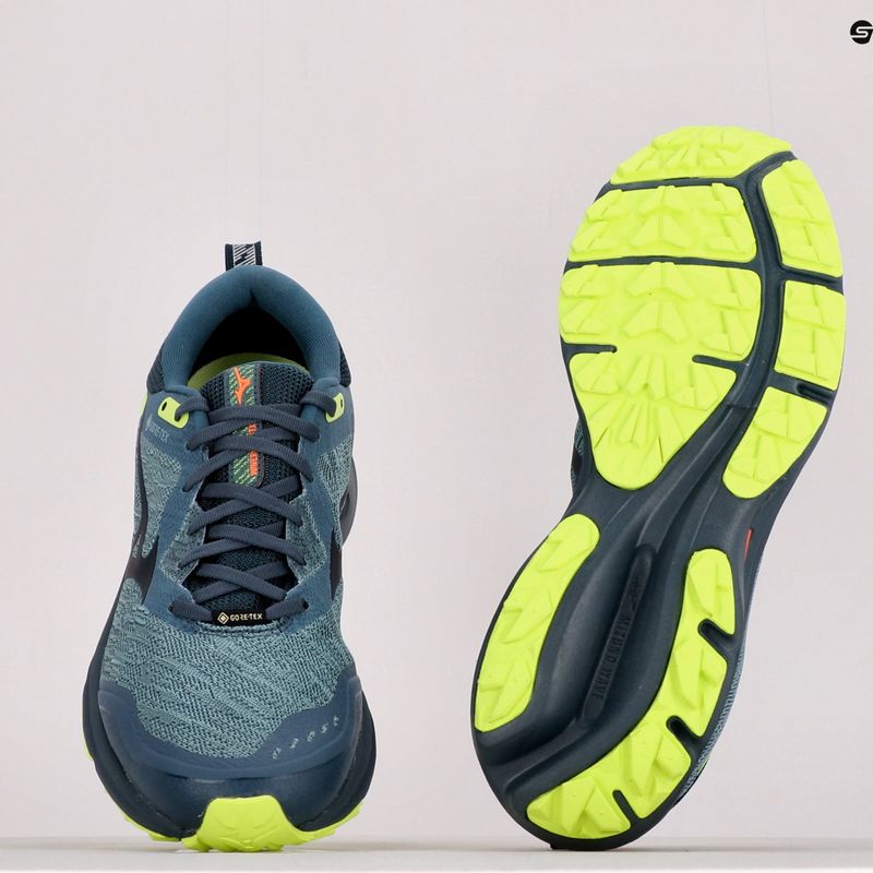 Scarpe da corsa da uomo Mizuno Wave Rider GTX blu J1GC217924 11