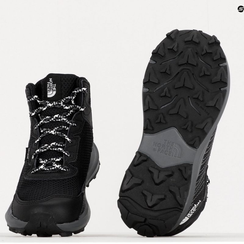 Stivali da trekking The North Face Fastpack Hiker Mid WP per bambini nero/nero 12