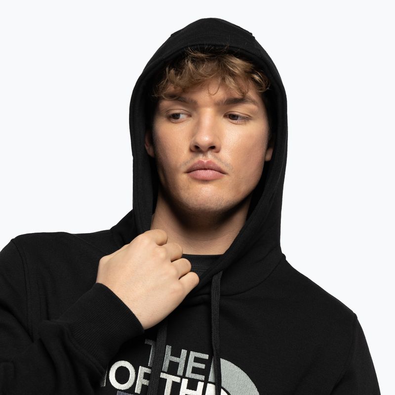 Felpa con cappuccio The North Face Drew Peak Uomo nero/nero 5