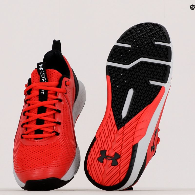 Under Armour harged Commit Tr 3 rosso/grigio alo/nero scarpe da ginnastica da uomo 11