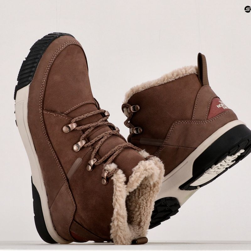 Stivali da trekking da donna The North Face Sierra Mid Lace WP deep taupe/wild ginger 11