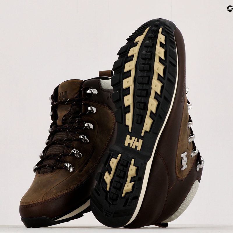 Stivali da trekking da uomo Helly Hansen The Forester coffee bean/nero/khaki 11