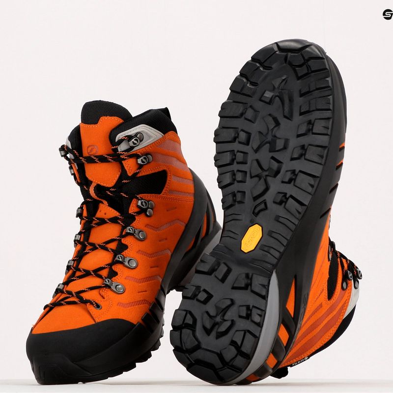 Scarponi da trekking da uomo SCARPA Cyclone S GTX tonic/grigio 11