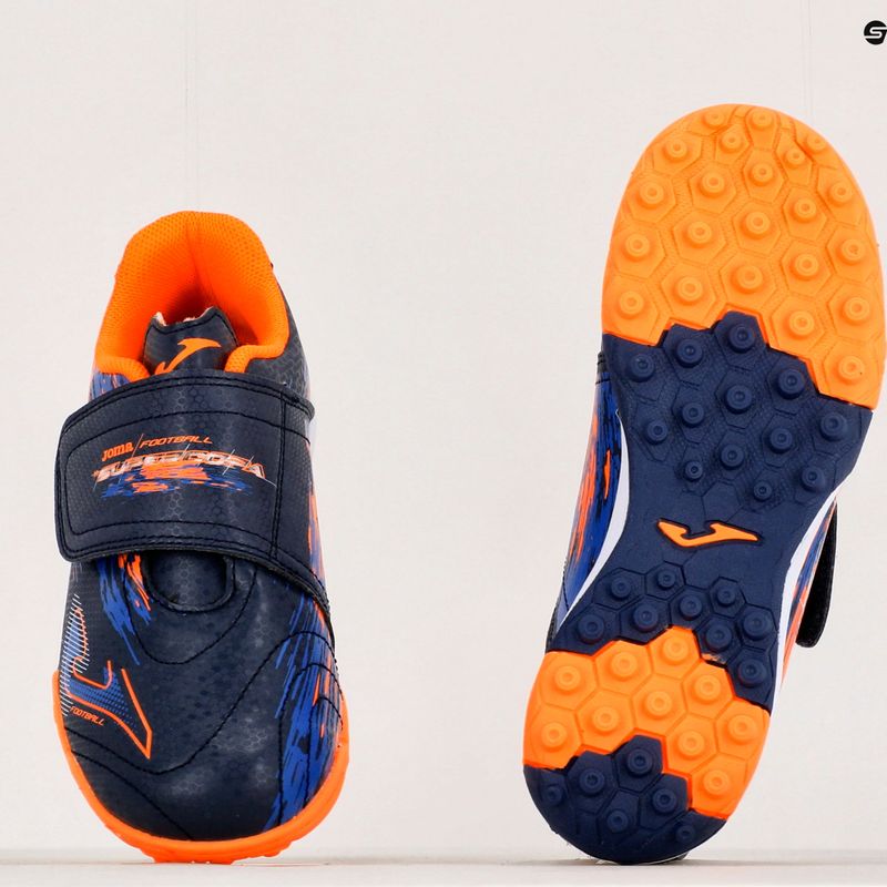 Scarpe da calcio Joma Super Copa TF marino per bambini 12