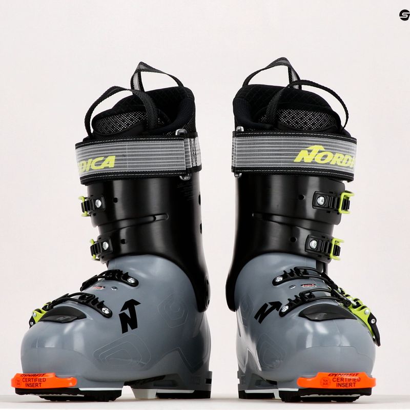 Scarponi da sci Nordica Strider 120 DYN da uomo grigio/nero/verde 9